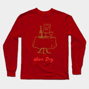 Wine Long Sleeve T-Shirt